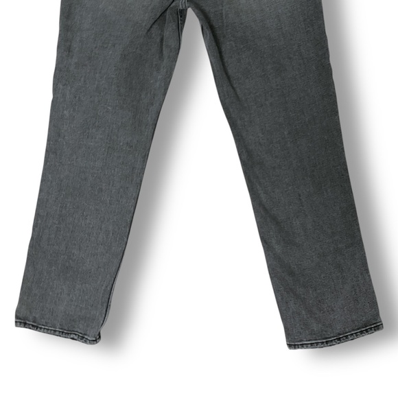 Abercrombie & Fitch Ankle Straight Ultra High Rise Jeans Sz 25 Curve Love Gray - Picture 8 of 13